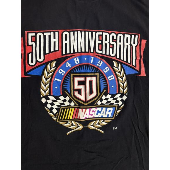 Vintage 1998 NASCAR T-Shirt 50th Anniversary Men’s Size Large - Picture 2 of 4